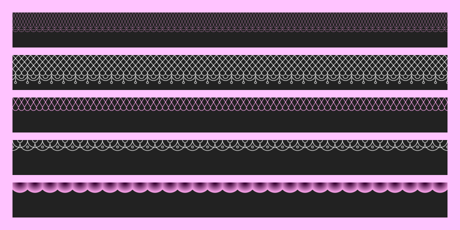Lace Patterns in CSS 1